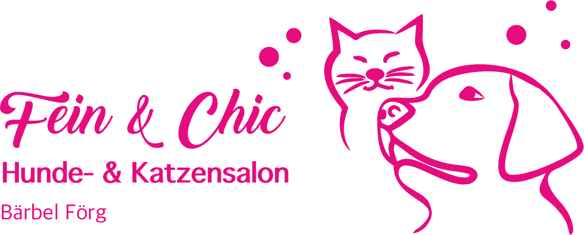 „Fein und Chic Hunde- und Katzensalon“-Logo, zur Startseite